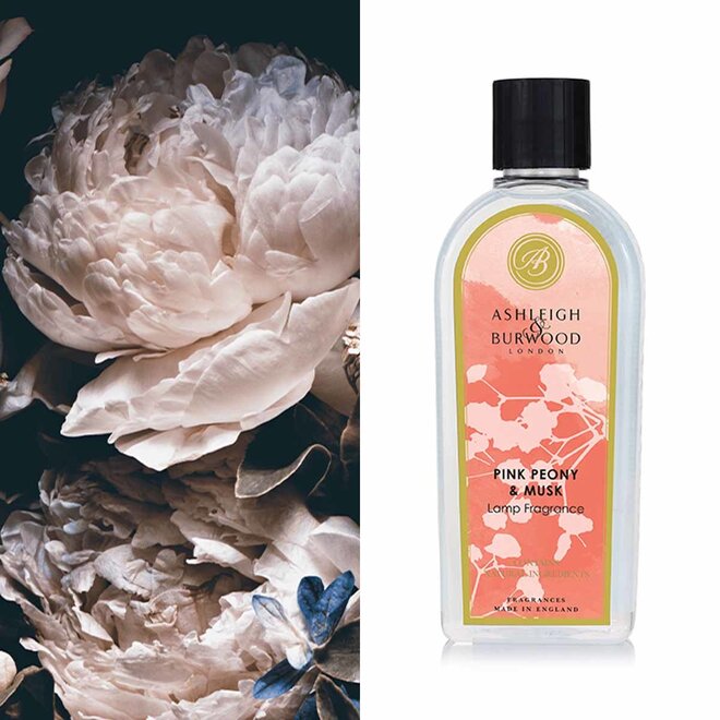 PINK PEONY & MUSK GEURLAMP OLIE 500ML