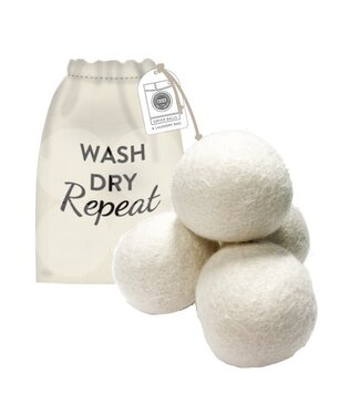 DRYER BALLS WOOL IN BAG SET 4 (WASDROGER BALLEN)