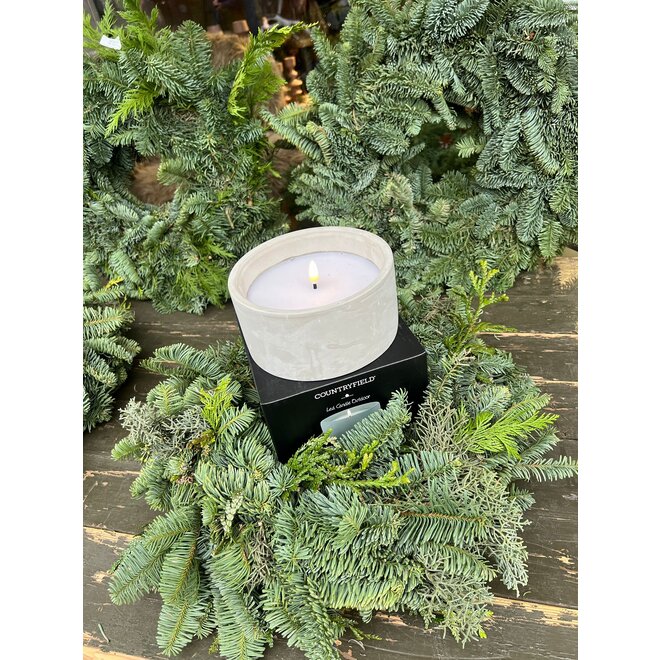 KAARS I/POT LED RO PATIO M GRIJS