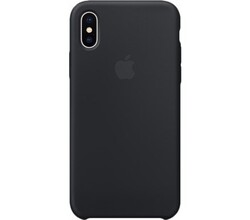 Apple iPhone X Silicone Back Cover Zwart