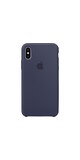 iPhone X Silicone Back Cover Donkerblauw