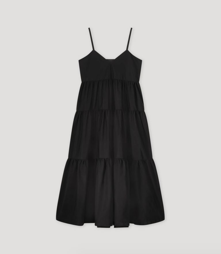 Rohe Flowy Black Summer Dress