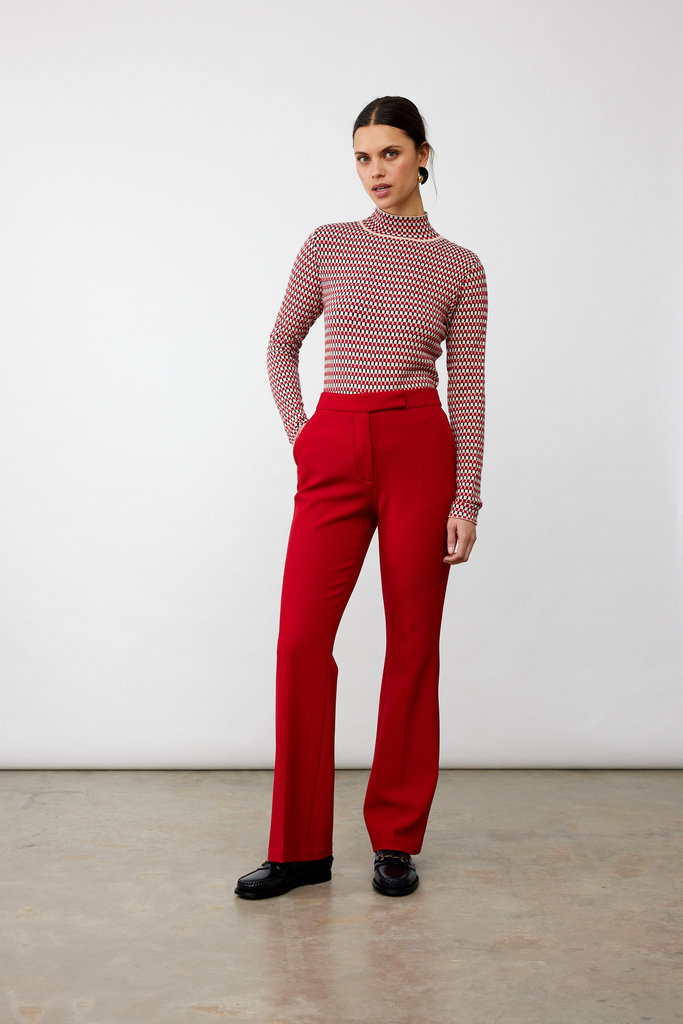 Collectors Club Red Flared Trousers