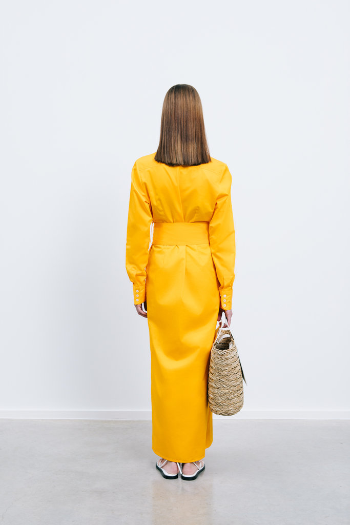 Rhune Eve Dress Orange - Rhúne