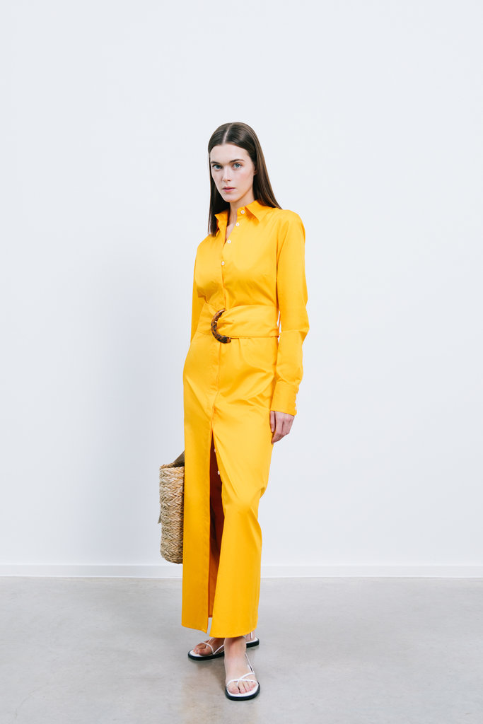 Rhune Eve Dress Orange - Rhúne