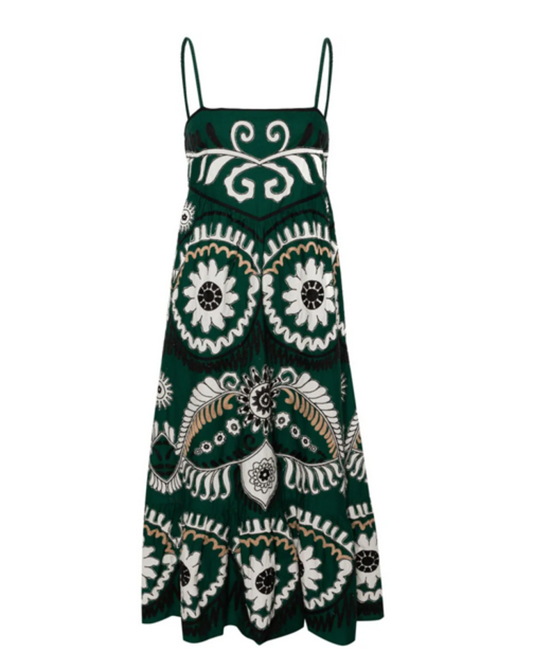 Sea new york Embroiderd Midi Dress