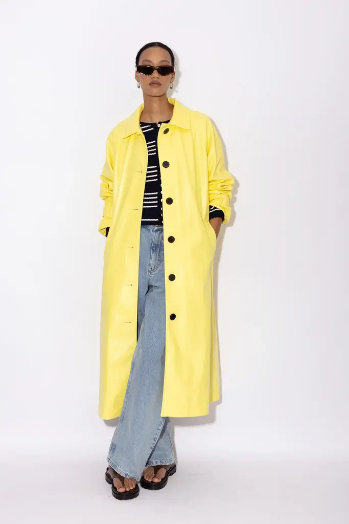 Collectors Club Glossy Coated Trench