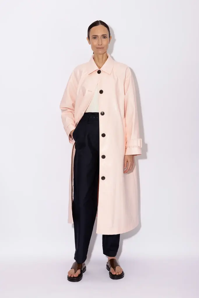 Collectors Club Glossy Coated Trench