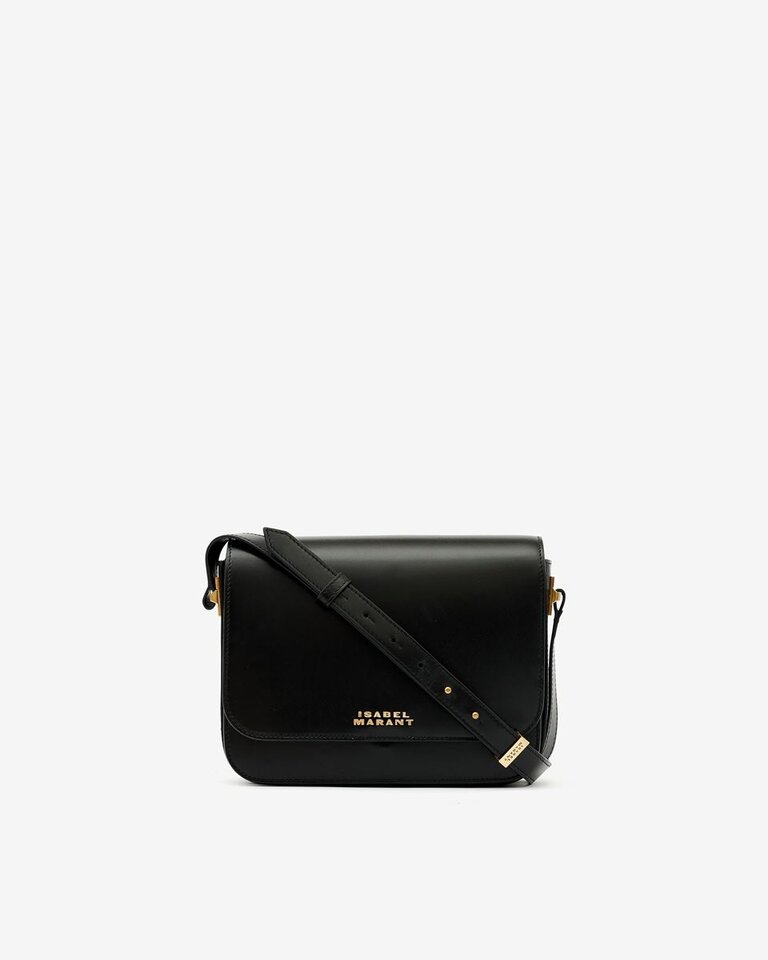 Black Leather Shoulder Bag