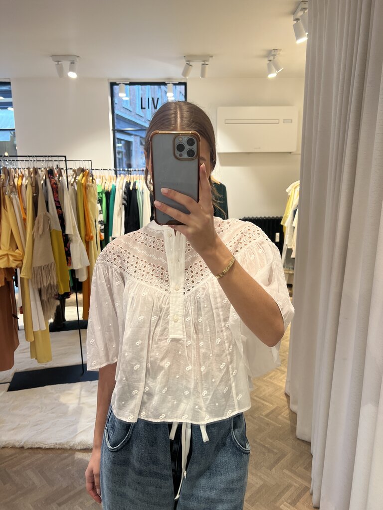 White Lace Blouse