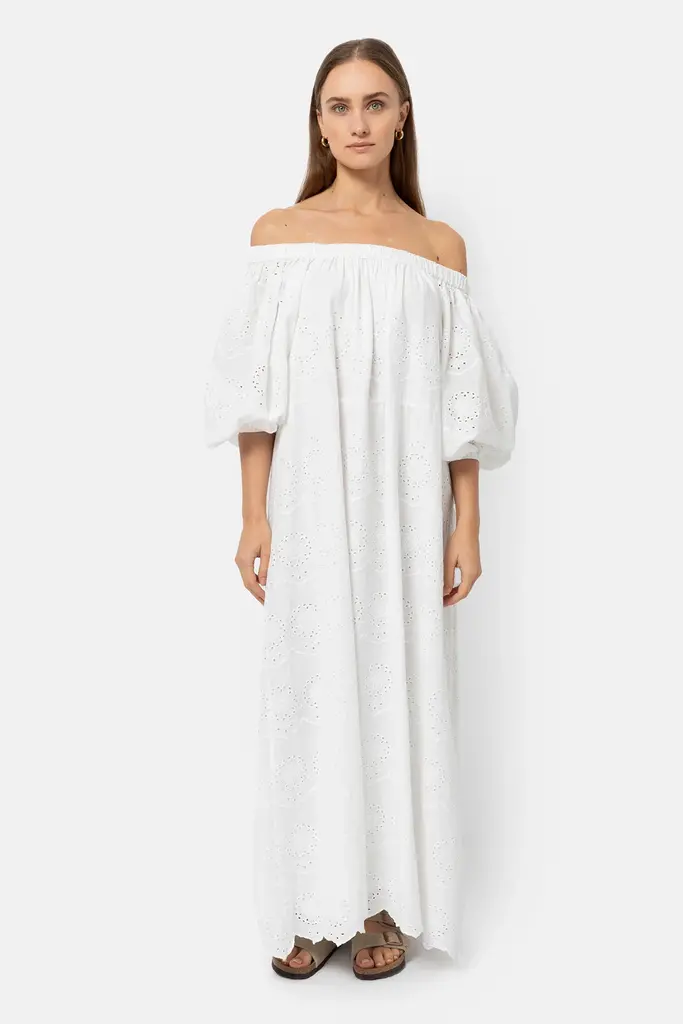 White Off-shoulder Dress