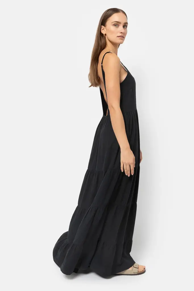 Black Long Slip Dress