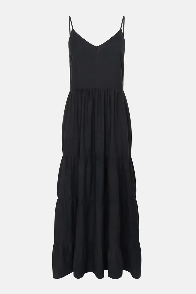 Black Long Slip Dress