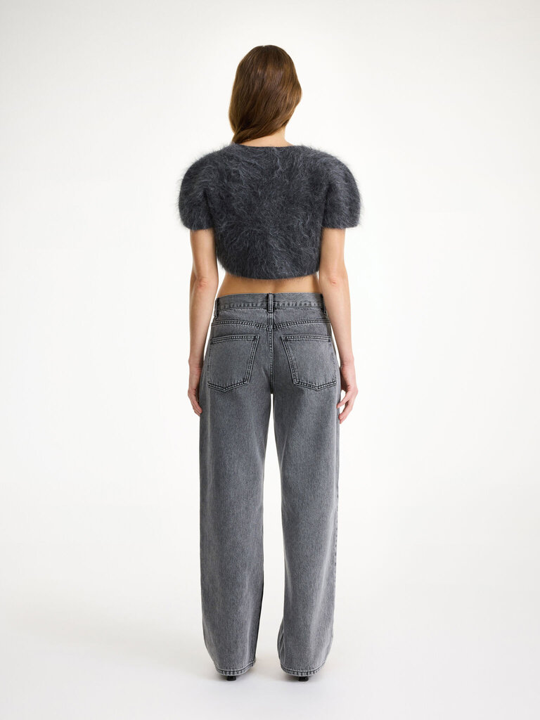 by malene birger Fluffy Cropped Top