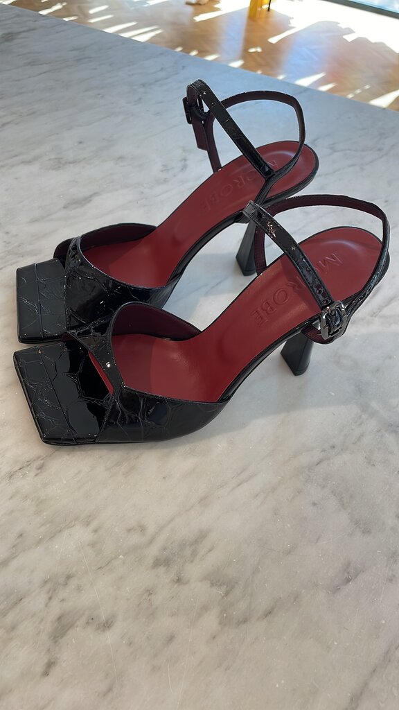 Black Sandal Heels