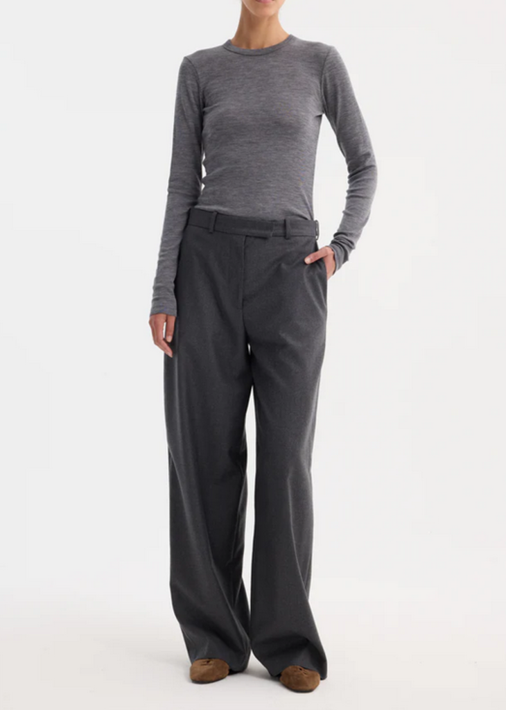 Rohe wide leg trousers