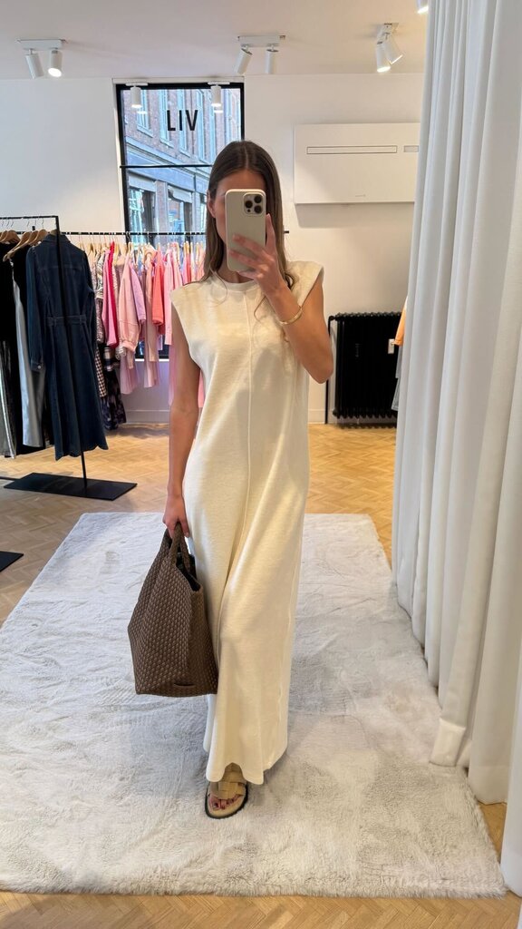 Collectors Club Lange Jurk ecru