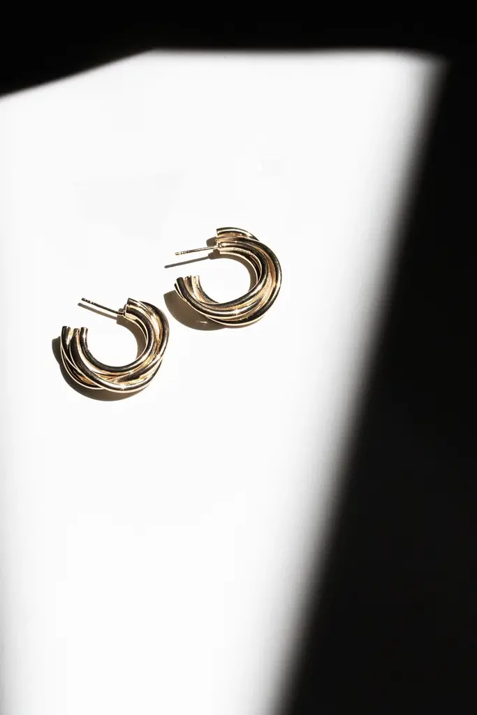 Completedworks Big gold earrings