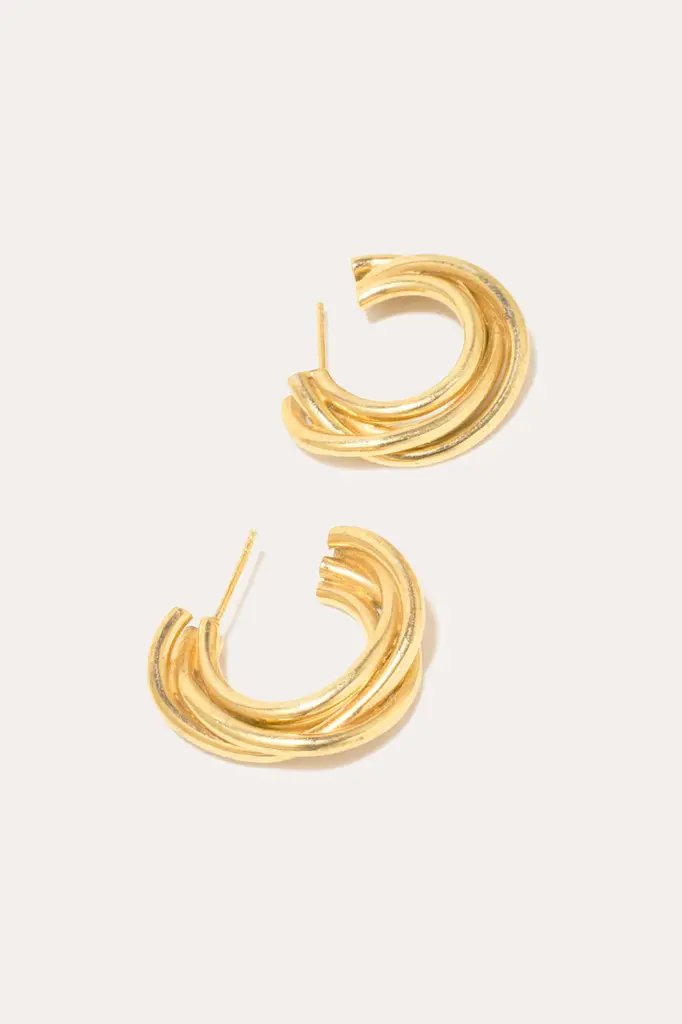 Completedworks Big gold earrings