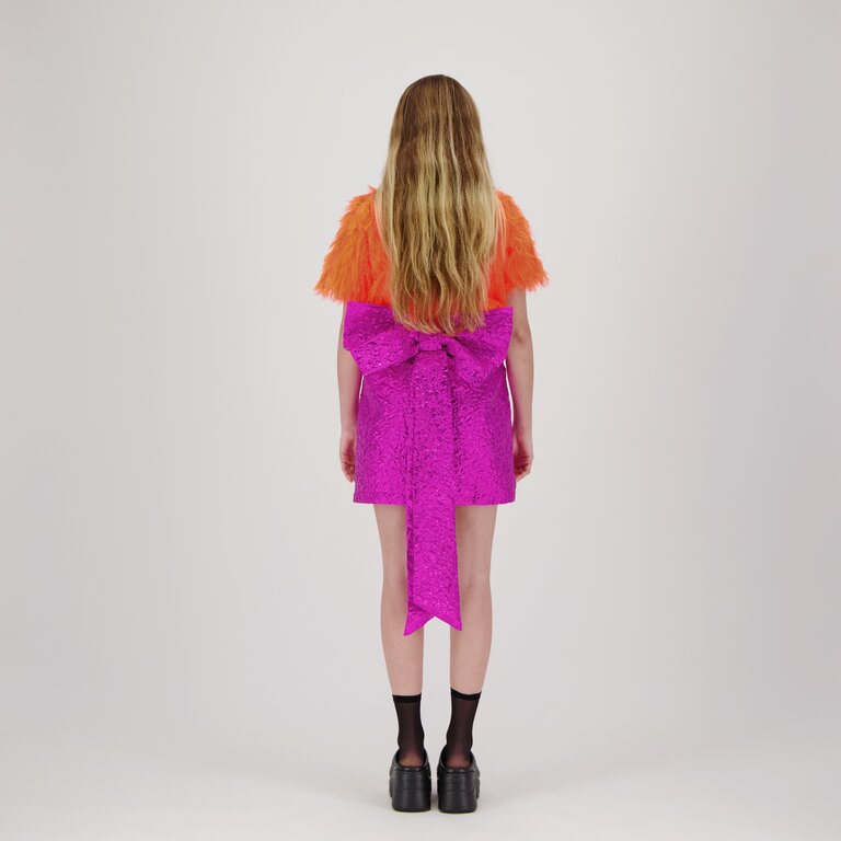 Caroline Bosmans Bow skirt purple