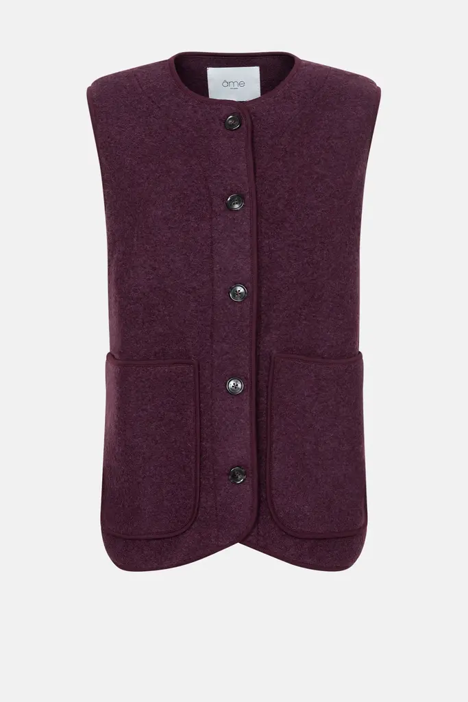 Marie wool vest