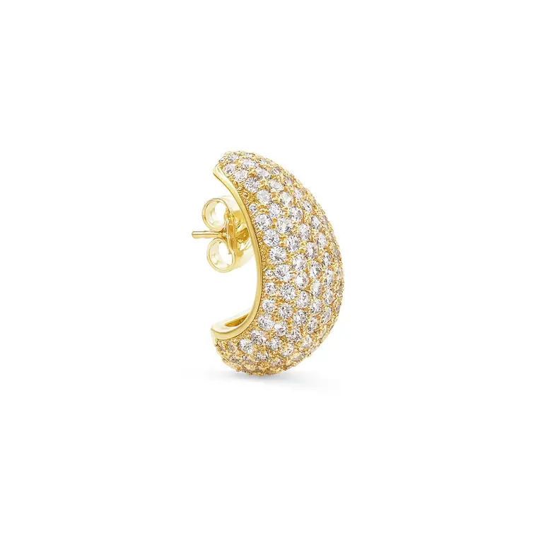 Billion Avenue Small drop diamond earstud