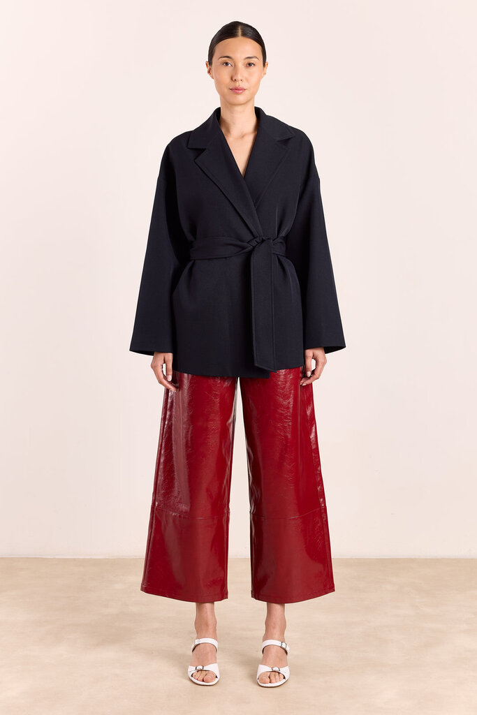 Studio Clique Shiny pants wine