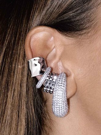 Billion Avenue Drop diamond ear stud