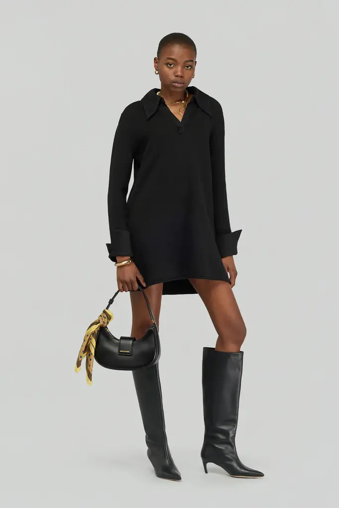 Semicouture Black knitted dress