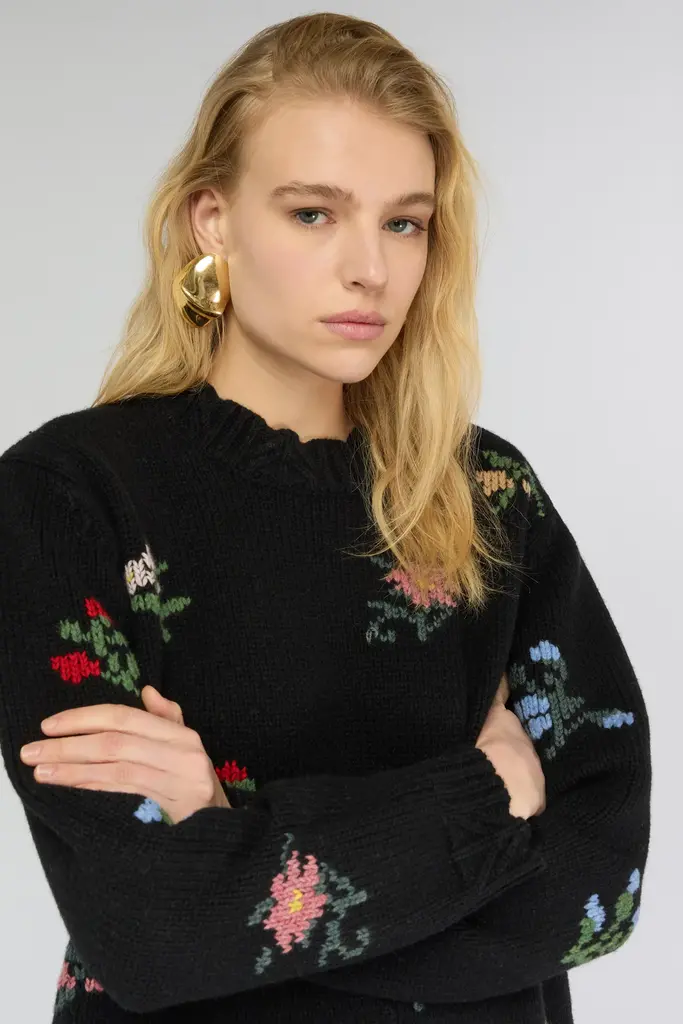 semi couture Floral knit