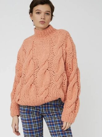 Stella Nova Peru apricot knit