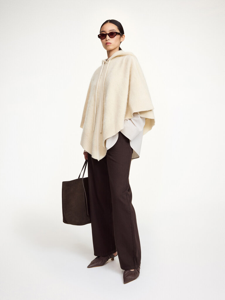 Malene Birger Cream poncho