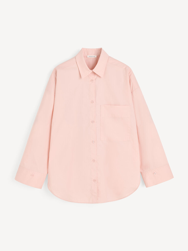 Malene Birger Derris Crispy cotton shirt rose