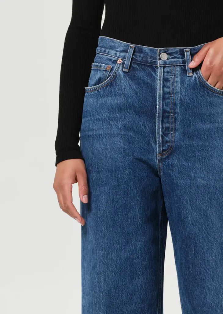 Agolde Wide leg dark denim