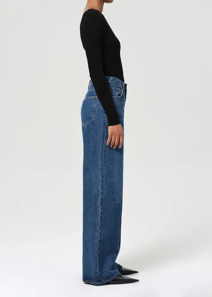Agolde Wide leg dark denim