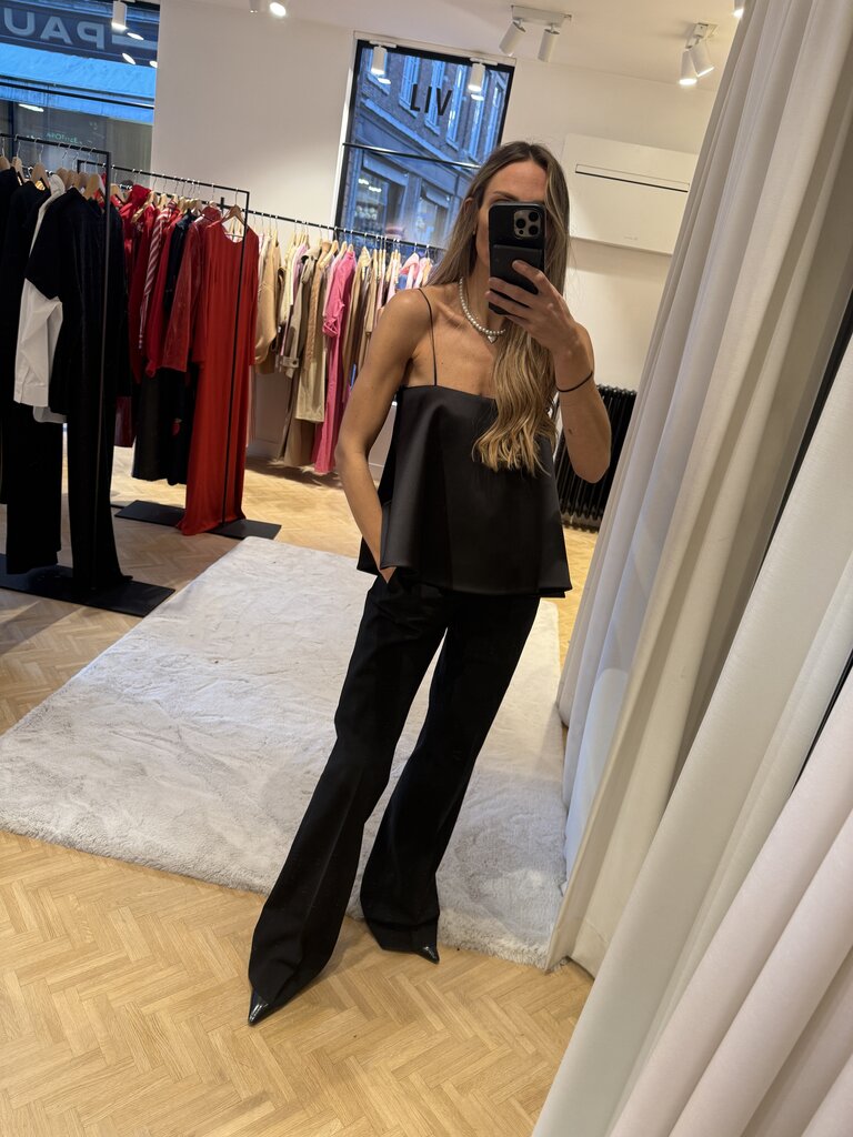 Rohe Peplum satin top