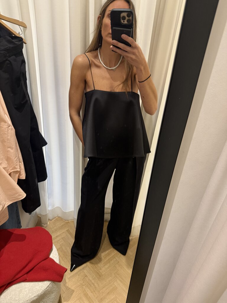 Rohe Peplum satin top
