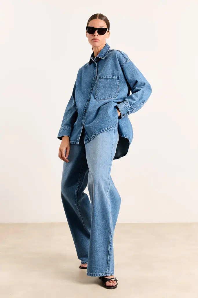Studio Clique Oversized denim shirt
