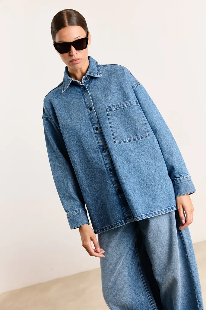 Studio Clique Oversized denim shirt