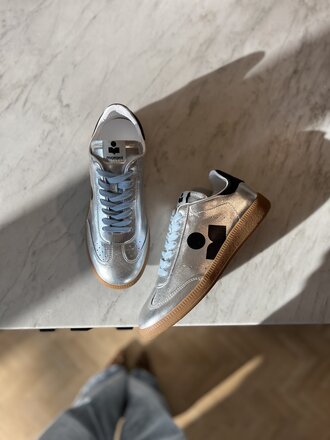 Silver sneaker
