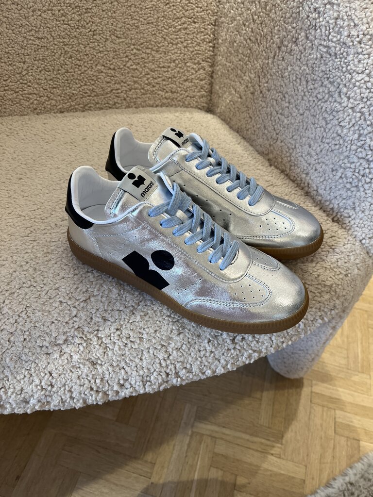 Silver sneaker