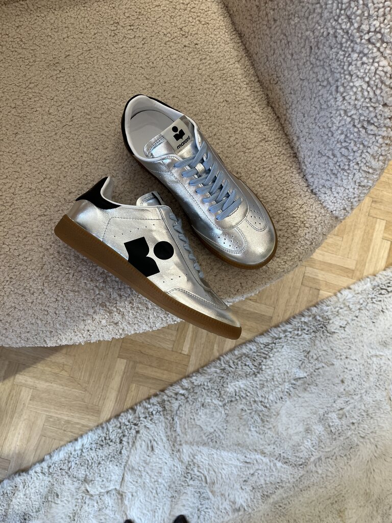 Silver sneaker