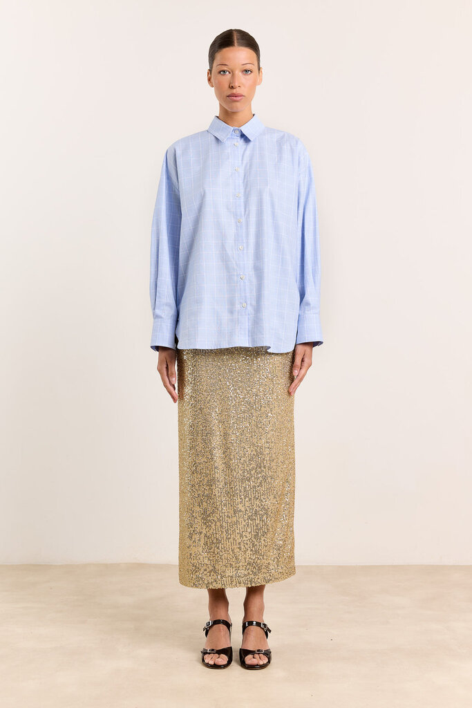 Studio Clique Gold sequin skirt