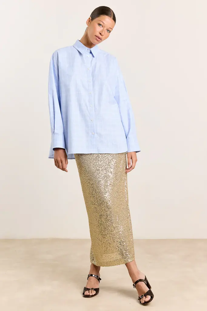 Studio Clique Gold sequin skirt