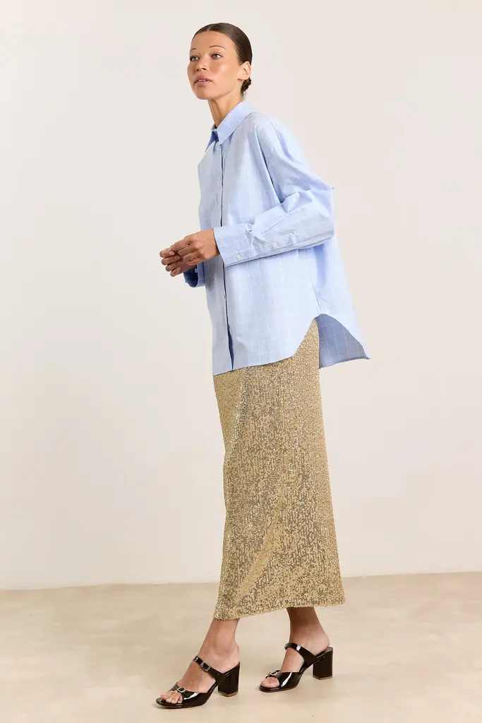 Studio Clique Gold sequin skirt