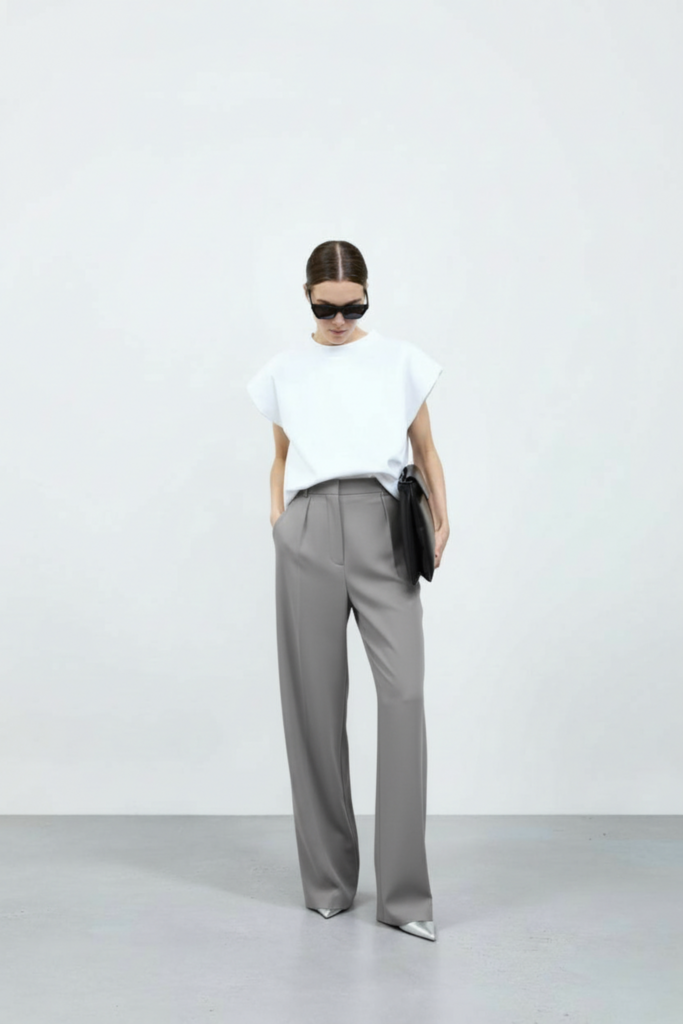 Rhune Celine pants tailored grey