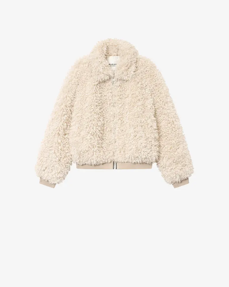 Faux fur bomber