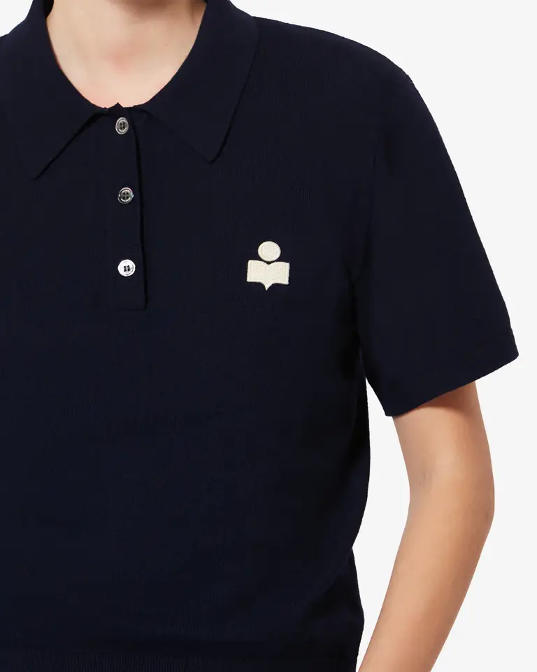 Midnight knit polo