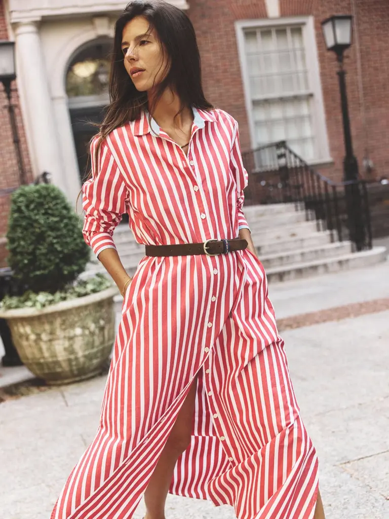 Xirena Striped shirtdress