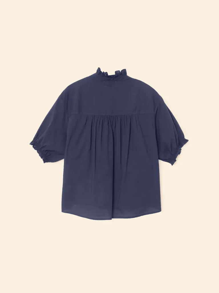 Xirena Frill shirt navy